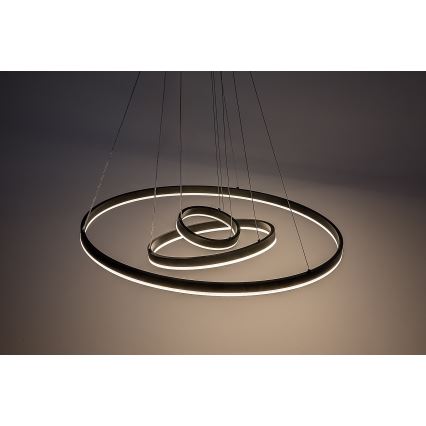 Rabalux - LED-dimmbare Pendelleuchte an Stahlseil LED/100W/230V 3000-6500K + Fernbedienung