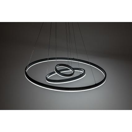 Rabalux - LED-dimmbare Pendelleuchte an Stahlseil LED/100W/230V 3000-6500K + Fernbedienung