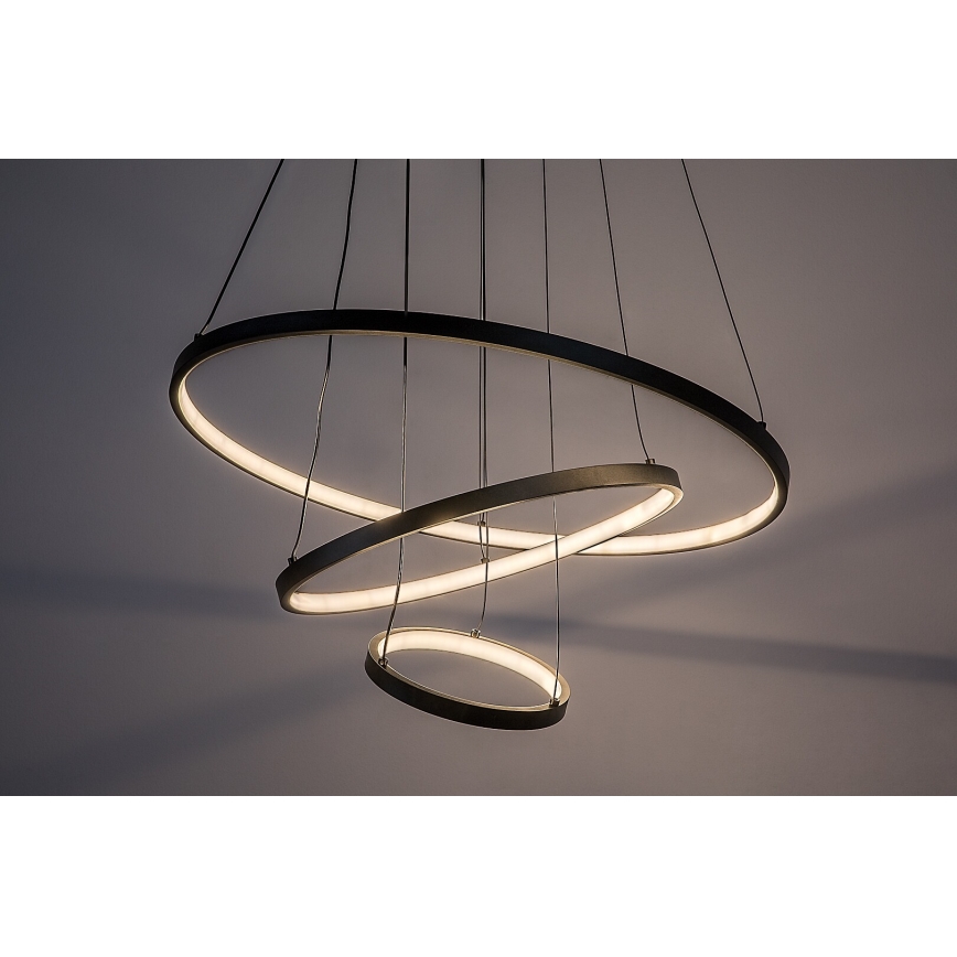 Rabalux - Lampada a sospensione LED dimmerabile a cavo LED/90W/230V 3000-6500K + telecomando