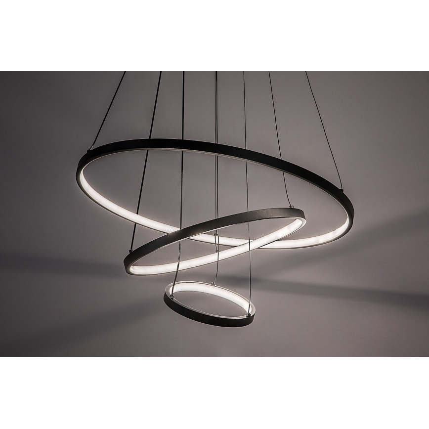 Rabalux - Lampada a sospensione LED dimmerabile a cavo LED/90W/230V 3000-6500K + telecomando