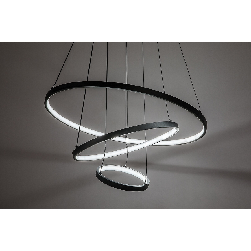 Rabalux - Lampada a sospensione LED dimmerabile a cavo LED/90W/230V 3000-6500K + telecomando