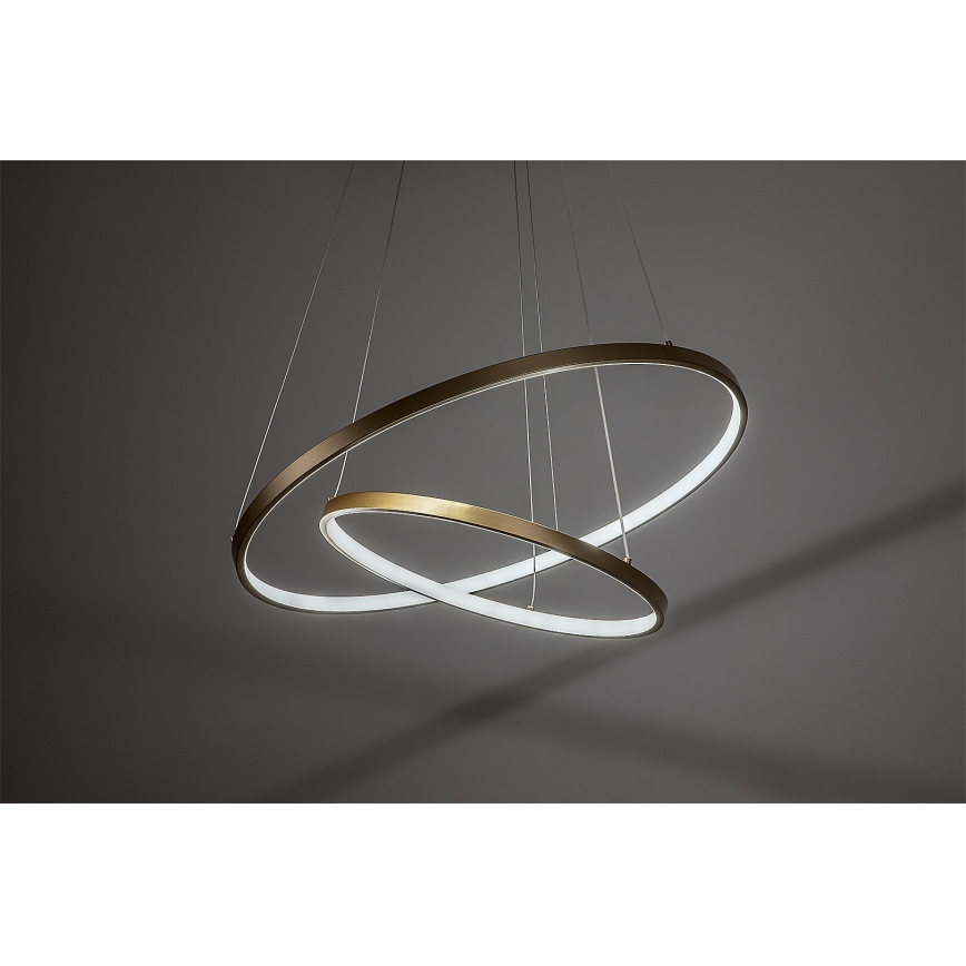Rabalux - Dimmbarer LED-Hängeleuchter mit Seilaufhängung LED/75W/230V 3000-6500K + Fernbedienung