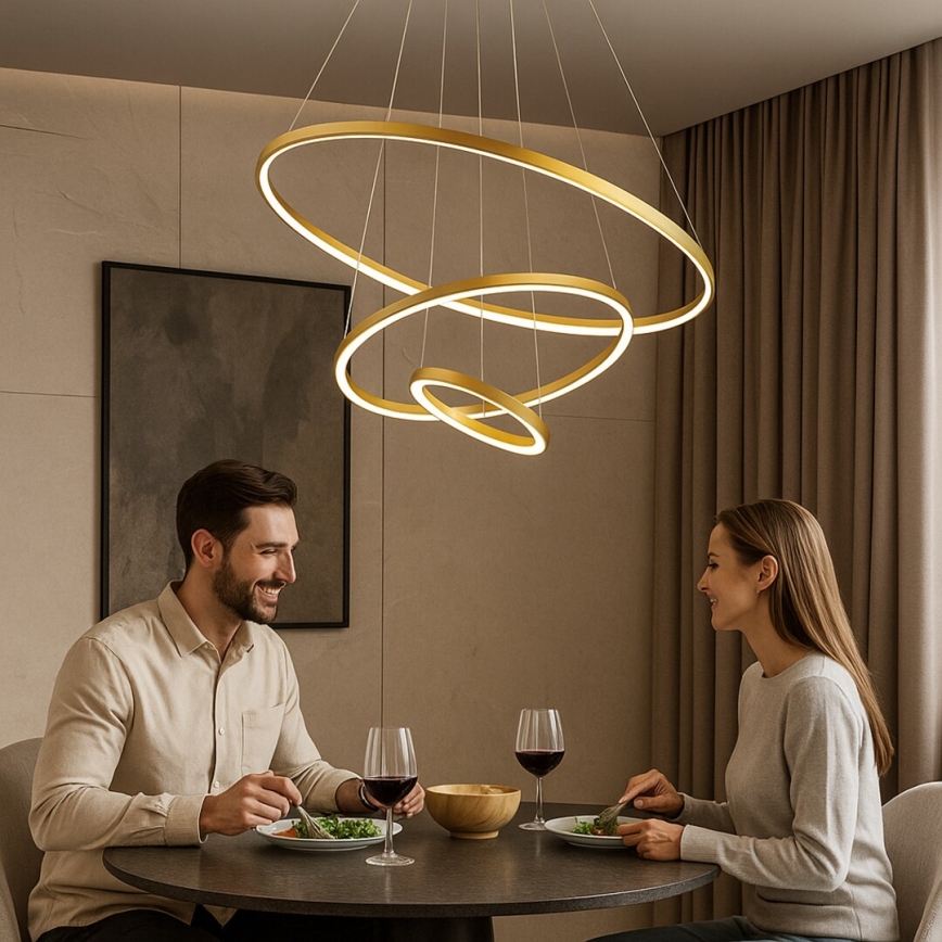 Rabalux - Lampadario LED dimmerabile su cavo LED/90W/230V 3000-6500K + telecomando