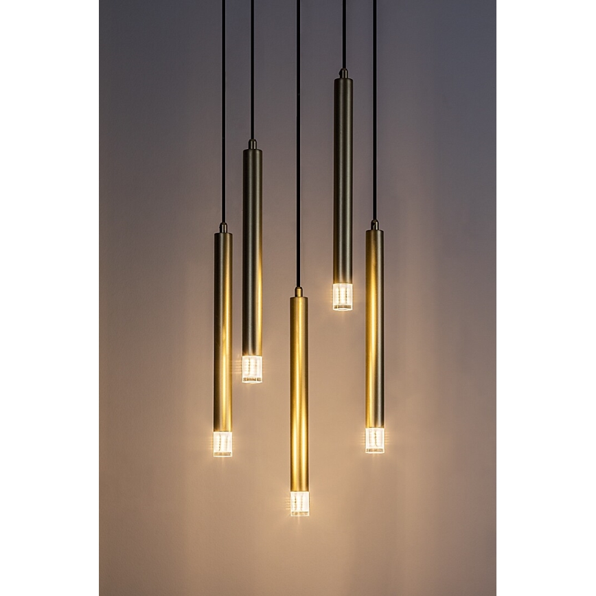 Rabalux - Hängeleuchte 5xG9/5W/230V golden