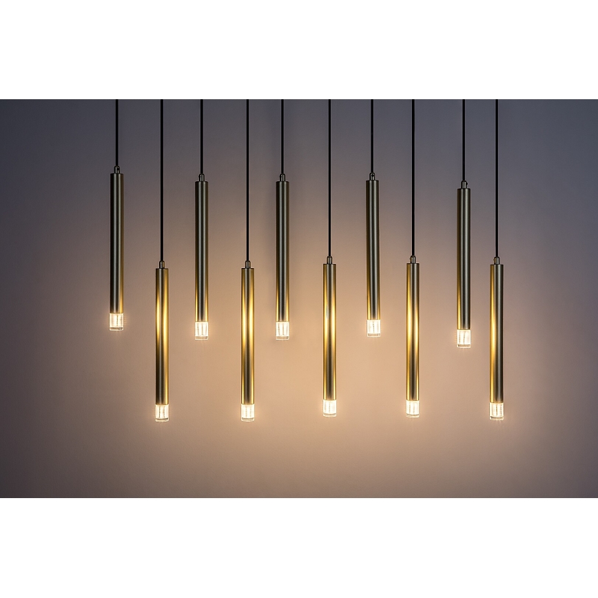 Rabalux - Hängeleuchte 10xG9/5W/230V golden