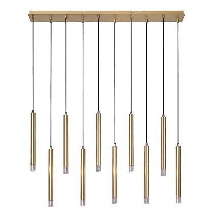 Rabalux - Hängeleuchte 10xG9/5W/230V golden