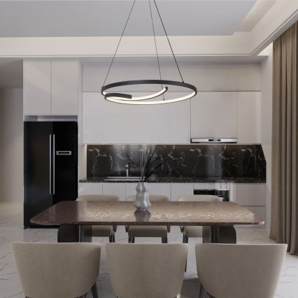 Rabalux - Lampadario LED a sospensione con filo LED/40W/230V 4000K