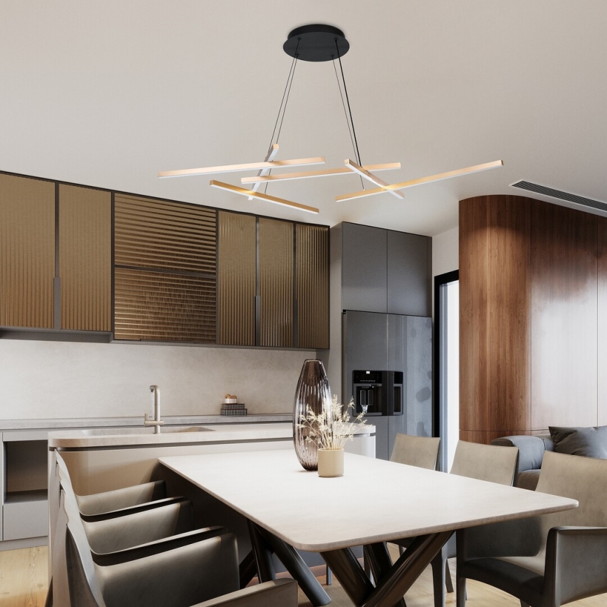 Rabalux - Lampadario a sospensione con filo LED dimmerabile LED/40W/230V 3000-6500K + telecomando