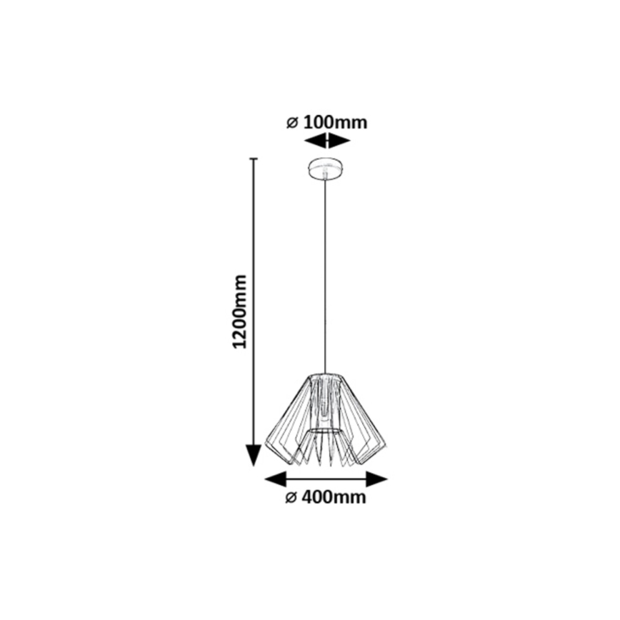 Rabalux - Lampadario a sospensione con filo 1xE27/40W/230V