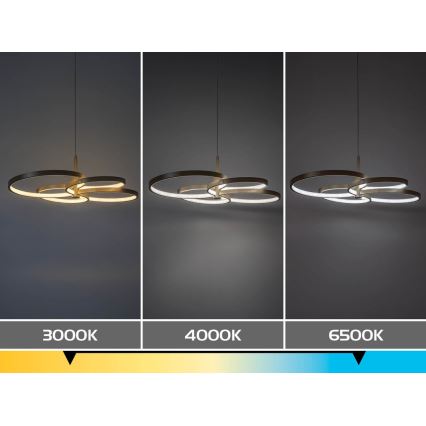 Rabalux - LED dimmbare Pendelleuchte am Kabel LED/70W/230V 3000-6500K + Fernbedienung