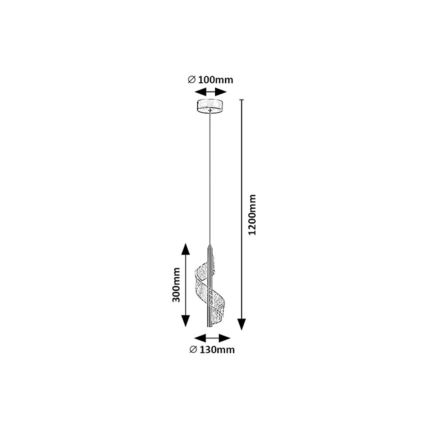 Rabalux - LED-Pendelleuchte an Kabel LED/6W/230V 3000K