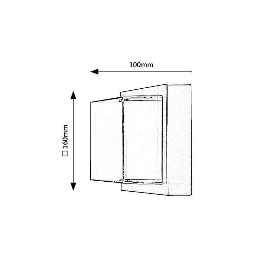 Rabalux - LED RGBW Applique da esterno LED/10W/230V IP54 Wi-Fi Tuya