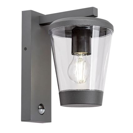 Rabalux - Applique d'extérieur avec détecteur 1xE27/40W/230V IP44