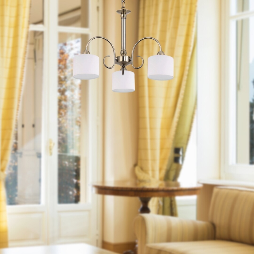 Rabalux - Lampadario 3xE27/60W/230V bronzo