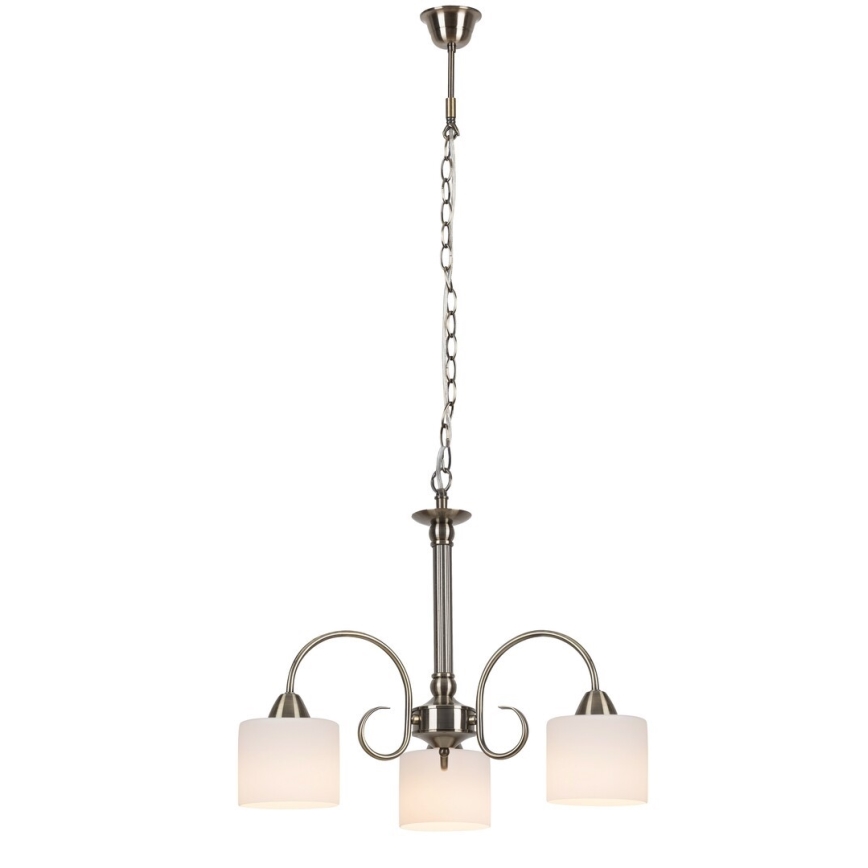 Rabalux - Lampadario 3xE27/60W/230V bronzo