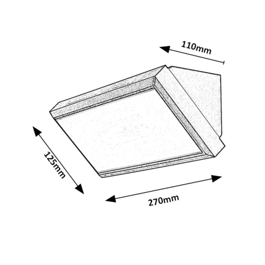 Rabalux - Applique a LED da esterno LED/12W/230V IP54