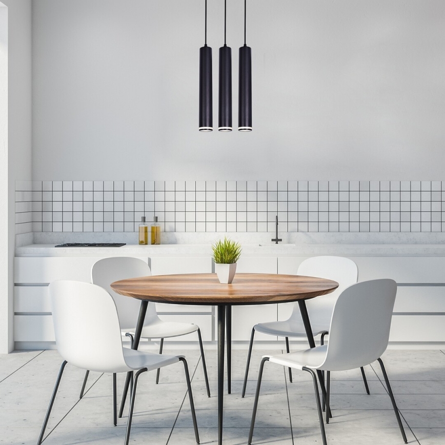 Rabalux - Lampadario a sospensione con filo 3xGU10/5W/230V