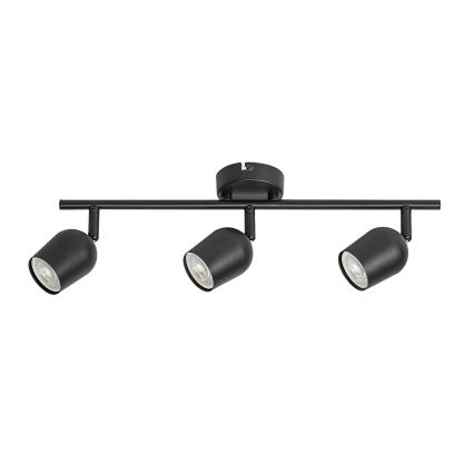 Rabalux - Spot 3xGU10/15W/230V noir