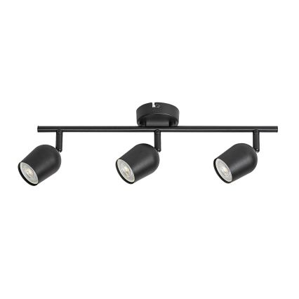 Rabalux - Deckenstrahler 3xGU10/15W/230V, schwarz
