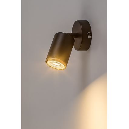 Rabalux - Faretto da parete 1xGU10/15W/230V nero