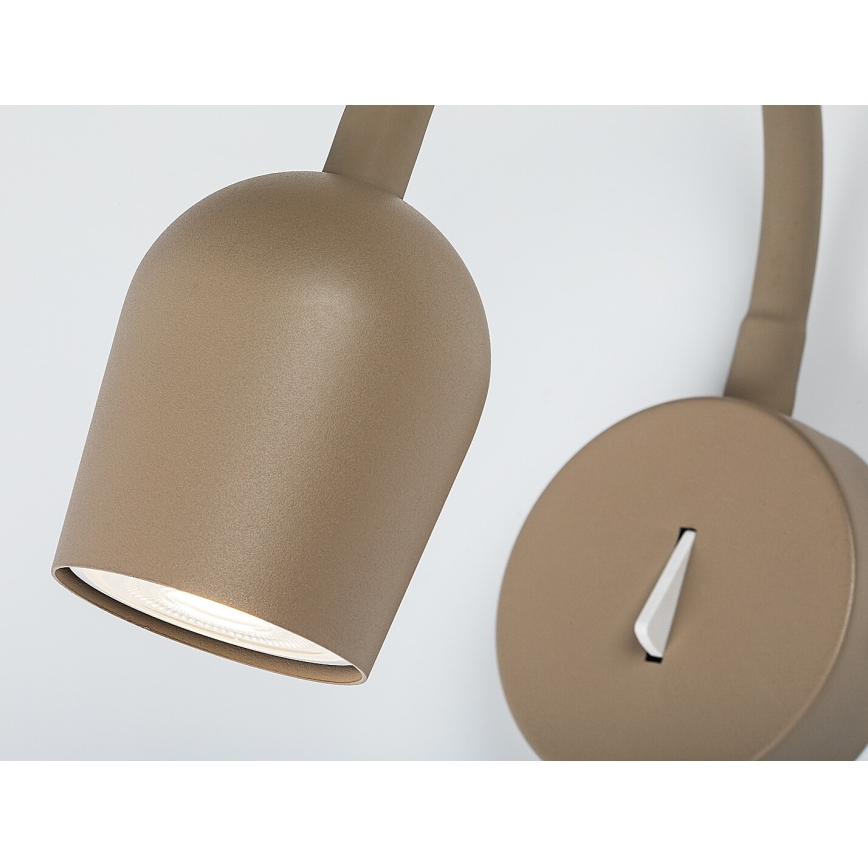Rabalux - Faretto da parete 1xGU10/15W/230V beige