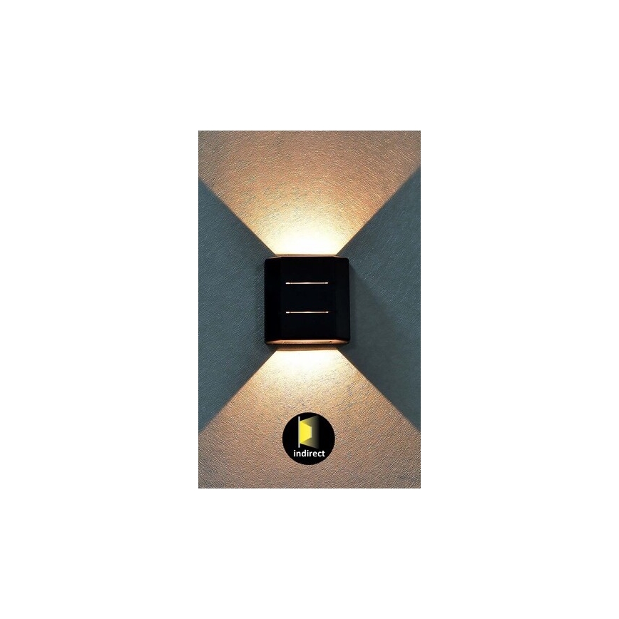 Rabalux - LED Außenwandleuchte LED/6W/230V IP54 schwarz
