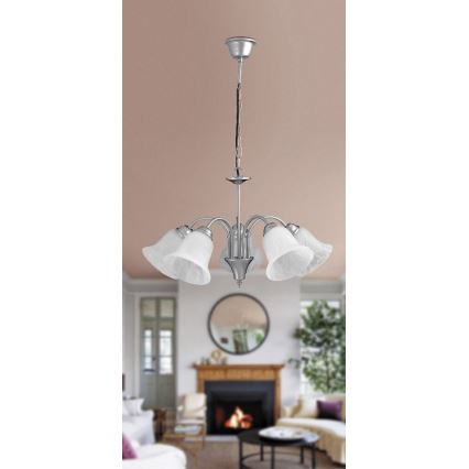 Rabalux - Lustre avec chaîne 5xE14/40W/230V