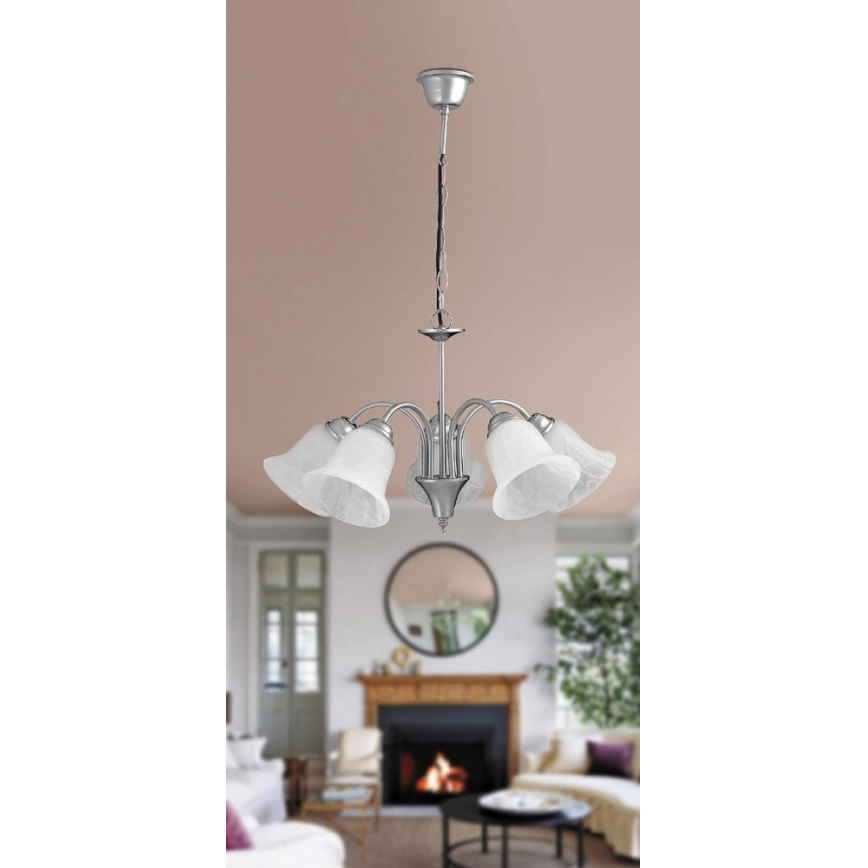 Rabalux - Lustre avec chaîne 5xE14/40W/230V
