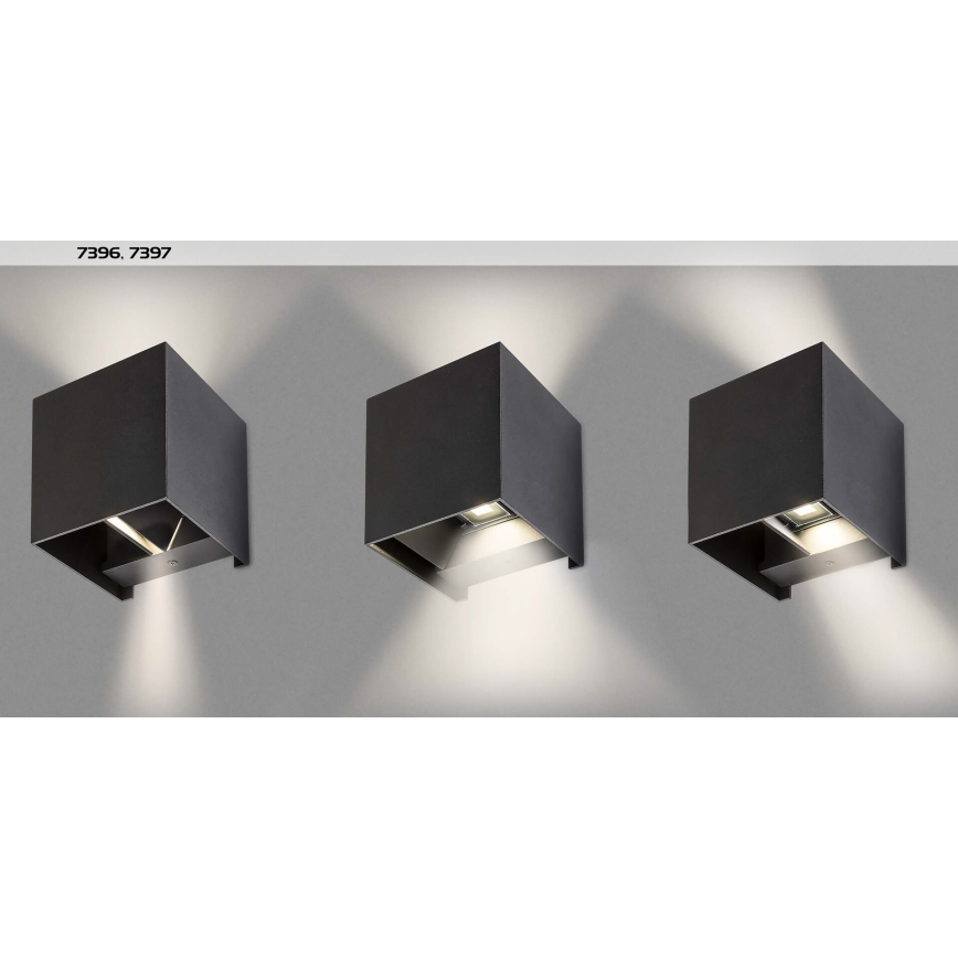 Rabalux - Applique murale d'extérieur 1xG9/42W/230V IP54 noire