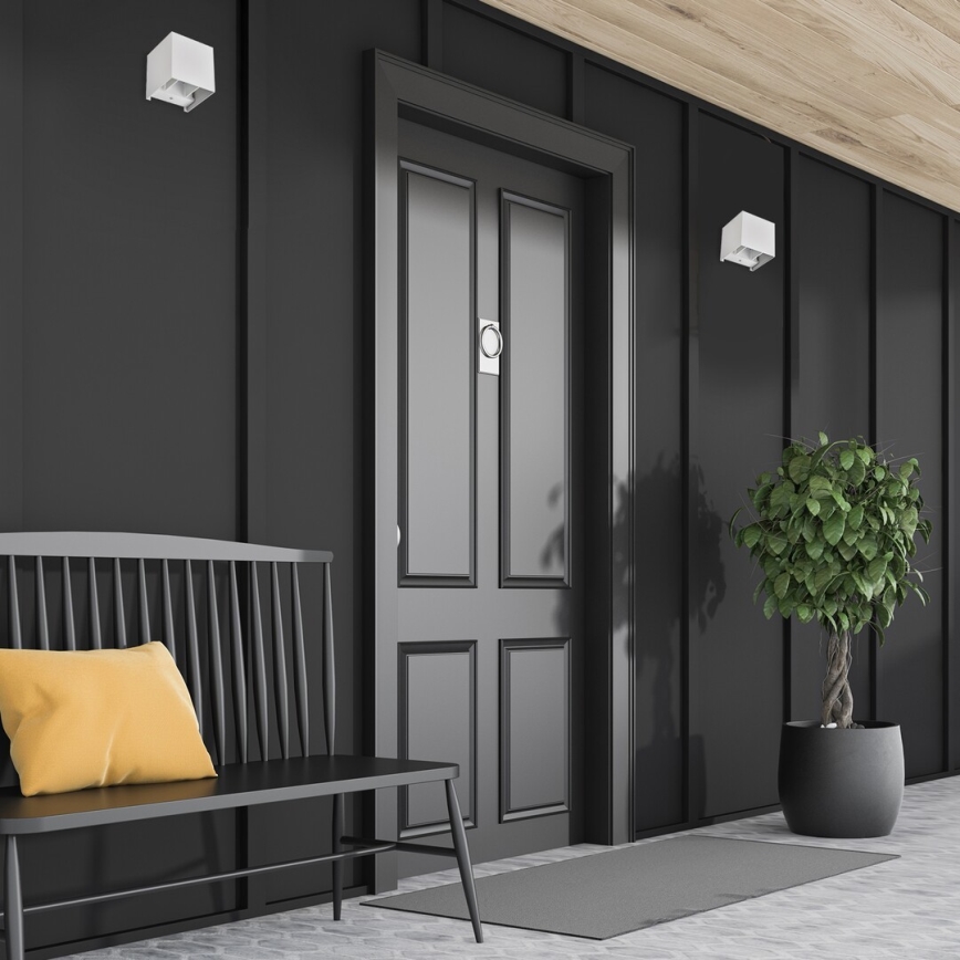 Rabalux - Applique murale d'extérieur 1xG9/42W/230V IP54 blanche