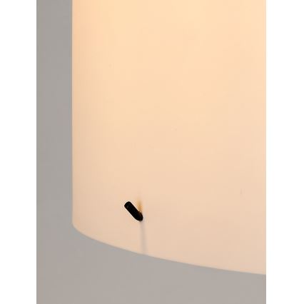 Rabalux - Lampada con piedistallo 1xE27/40W/230V bianco/argento