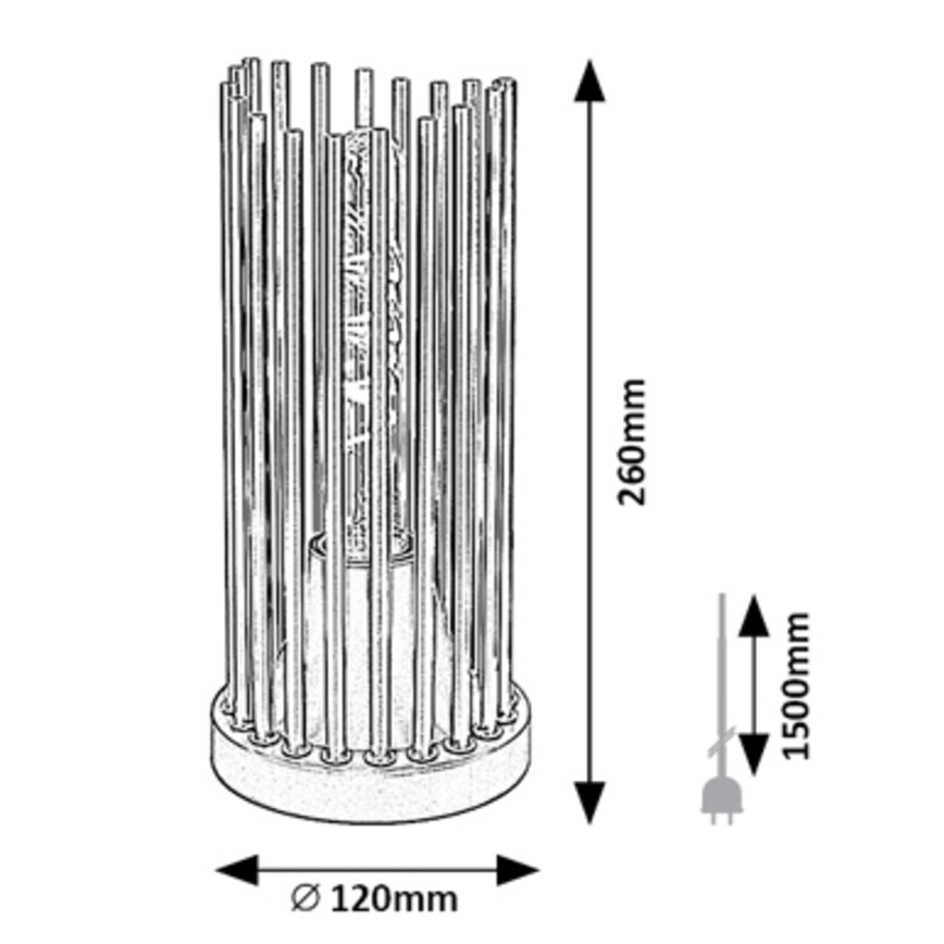 Rabalux - Tischlampe 1xE27/40W/230V