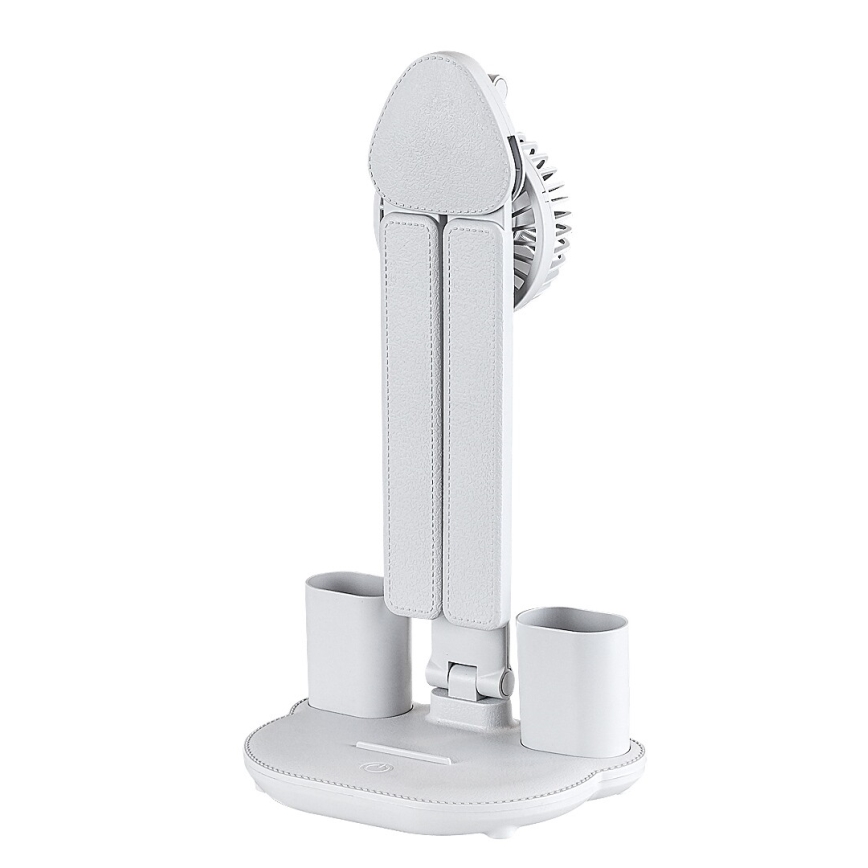 Rabalux - Dimmbare LED-Tischlampe mit Ventilator und Display LED/7W/5V 3000/4000/6500K