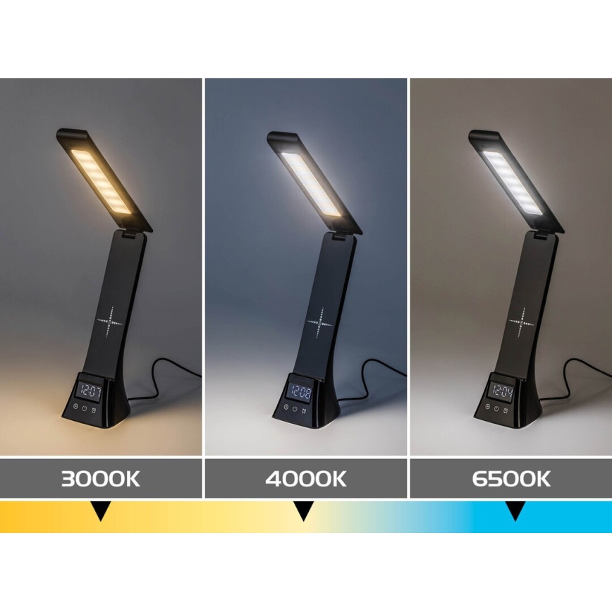 Rabalux - Dimmbare LED-Tischlampe mit Touch-Bedienung, 6W/5V, 3000/4000/6500K