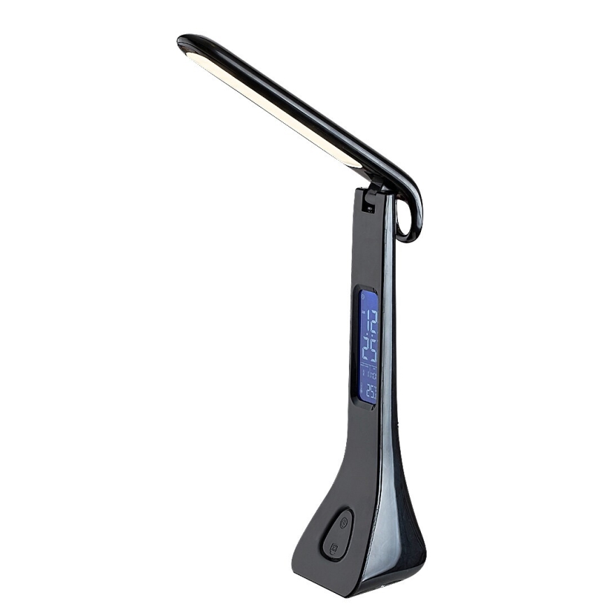 Rabalux - Lampada da tavolo LED dimmerabile con display LED/7W/5V 4000K nero