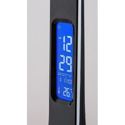 Rabalux - Lampada da tavolo LED dimmerabile con display LED/7W/5V 4000K nero