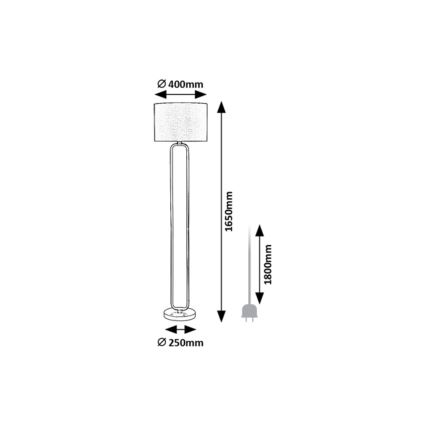 Rabalux - Lampadaire 1xE27/60W/230V