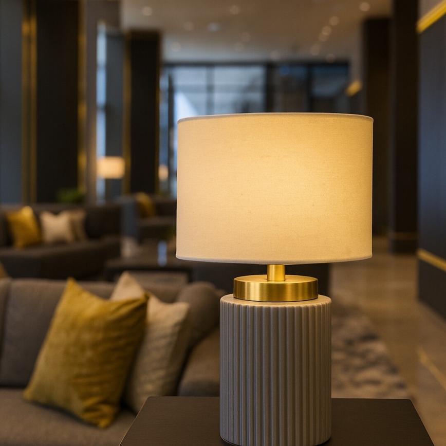 Rabalux - Lampe de table 1xE14/40W/230V grise