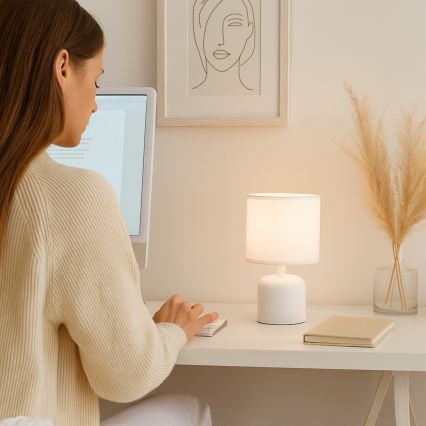 Rabalux - Lampe de table 1xE14/40W/230V blanche