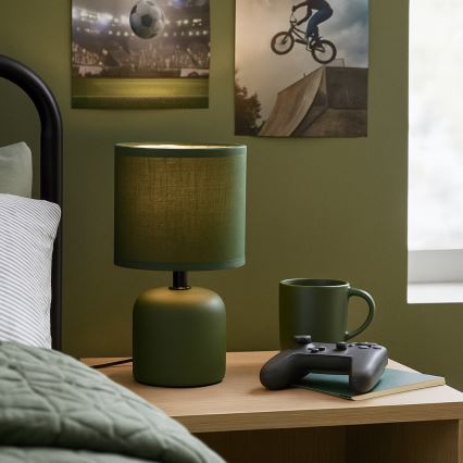 Rabalux - Lampada da tavolo 1xE14/40W/230V verde