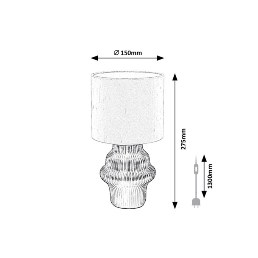Rabalux - Tischlampe 1xE14/40W/230V schwarz
