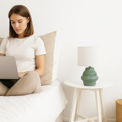 Rabalux - Lampada da tavolo 1xE14/40W/230V verde