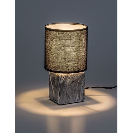 Rabalux - Lampe de table 1xE14/40W/230V noir/effet marbre