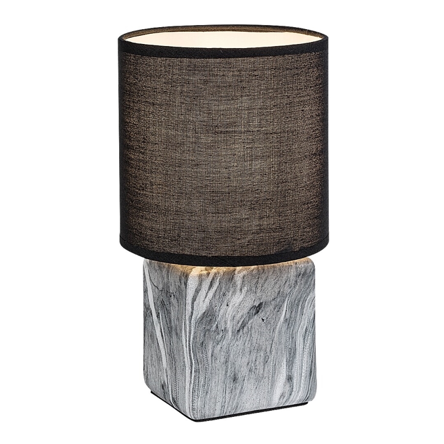 Rabalux - Lampe de table 1xE14/40W/230V noir/effet marbre