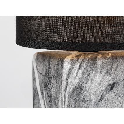 Rabalux - Lampe de table 1xE14/40W/230V noir/effet marbre