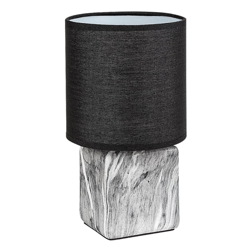 Rabalux - Tischlampe 1xE14/40W/230V schwarz/Marmordekor