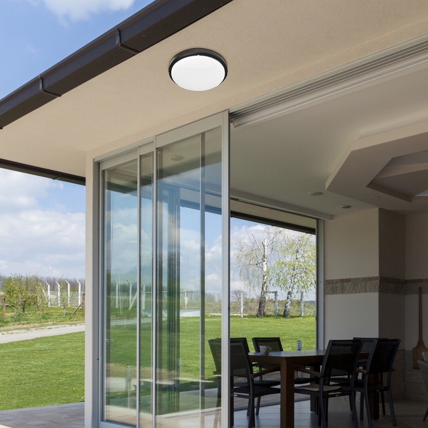 Rabalux - Plafonnier d'extérieur LED/15W/230V IP54 noir