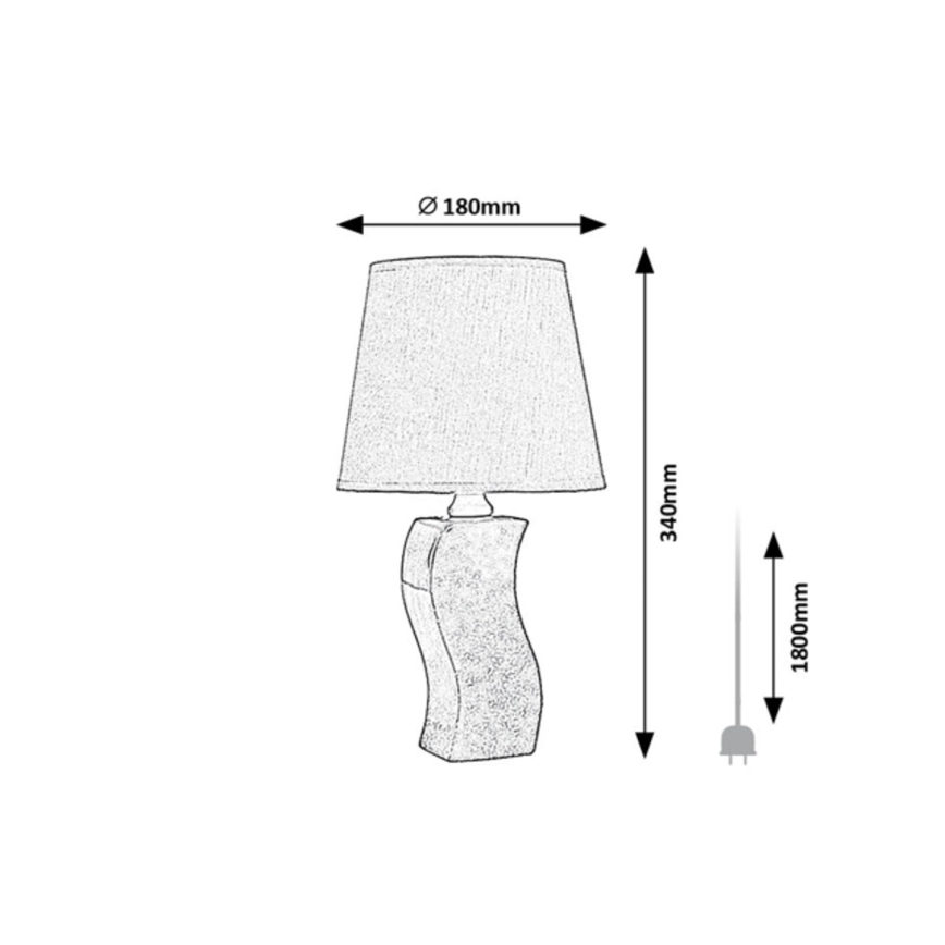 Rabalux - Lampada da tavolo 1xE14/40W/230V, blu