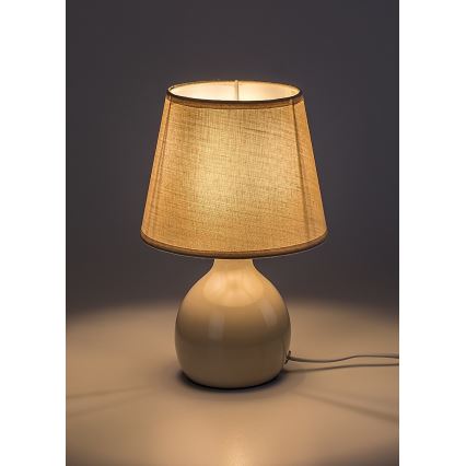 Rabalux - Lampada da tavolo 1xE14/40W/230V beige