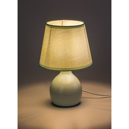 Rabalux - Lampada da tavolo 1xE14/40W/230V verde menta